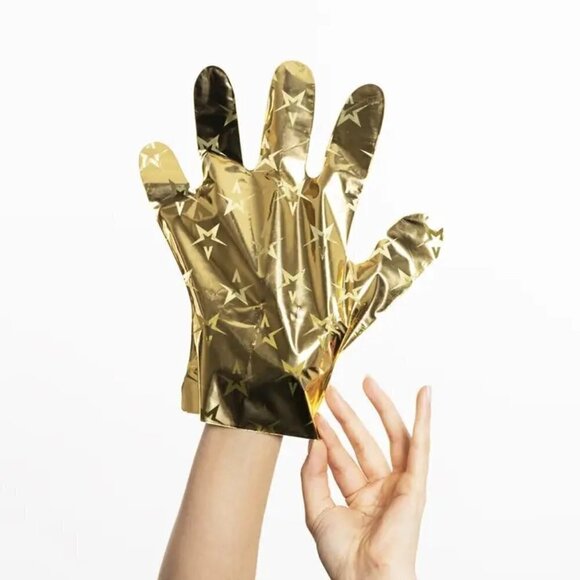 2 Pack The Gold Mask Hand Revitalizing Foil Mask Gloves - Picture 5 of 5